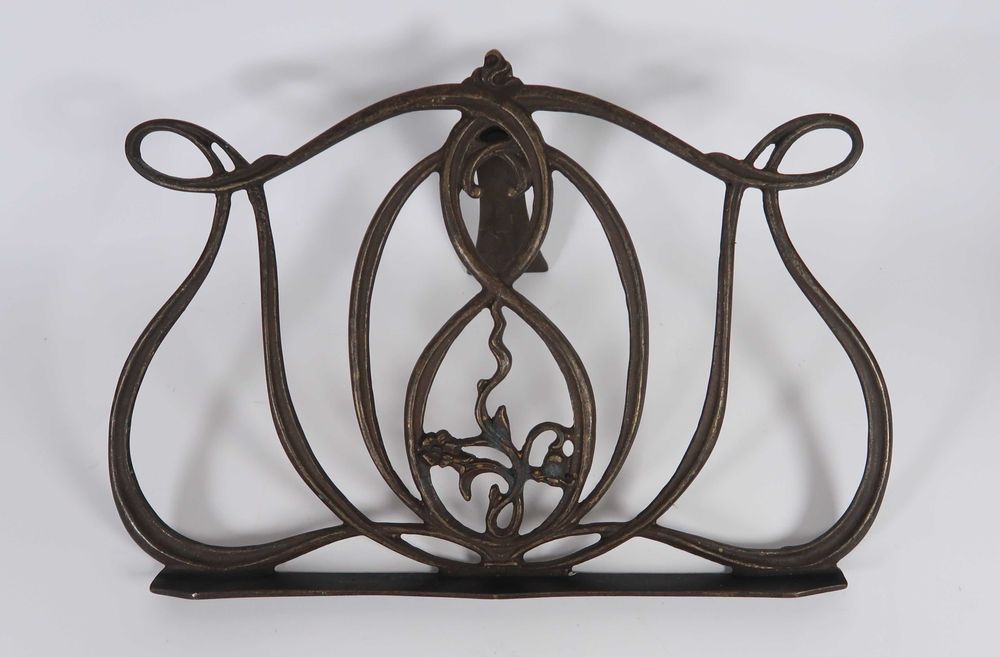 Atril Arte Nova em latão / ferro Forjado