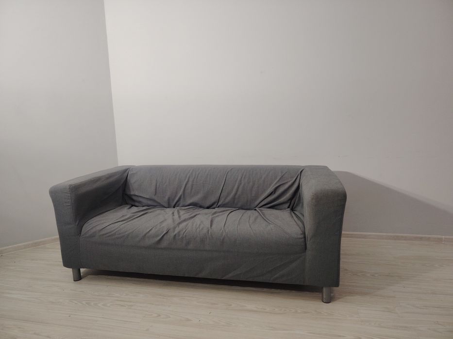 Sofa 2 osobowa szara