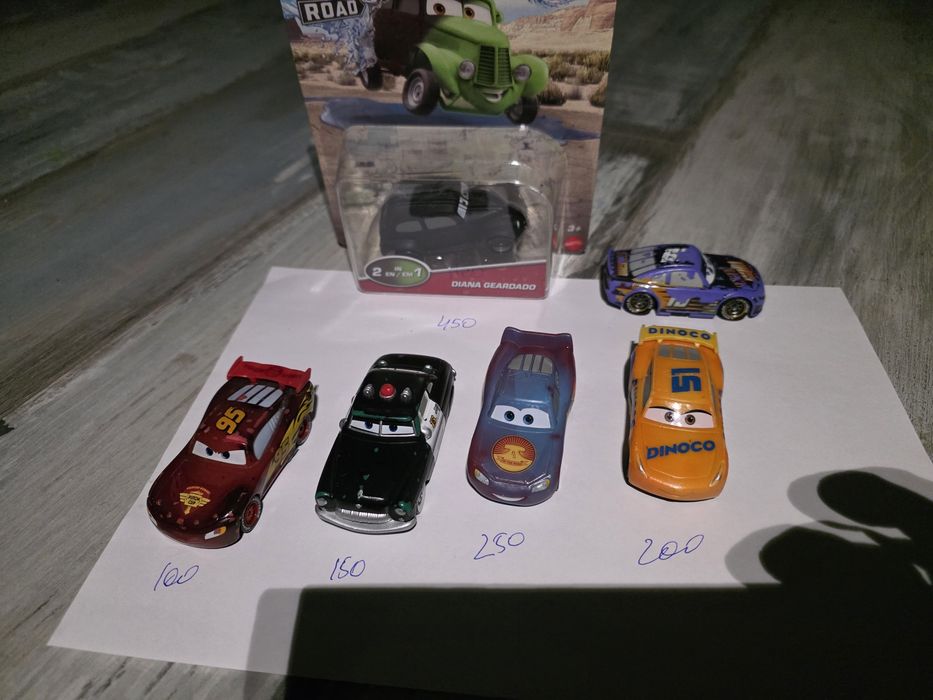 Тачки меняют цвет, Cars color