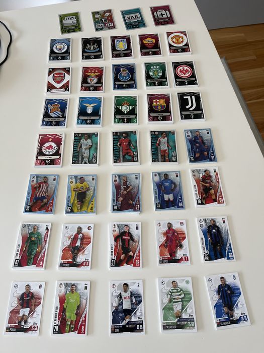 Cartas Match Attax