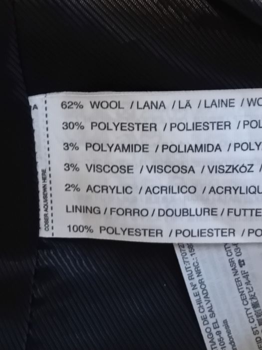 Casaco de senhora Lã e polyester