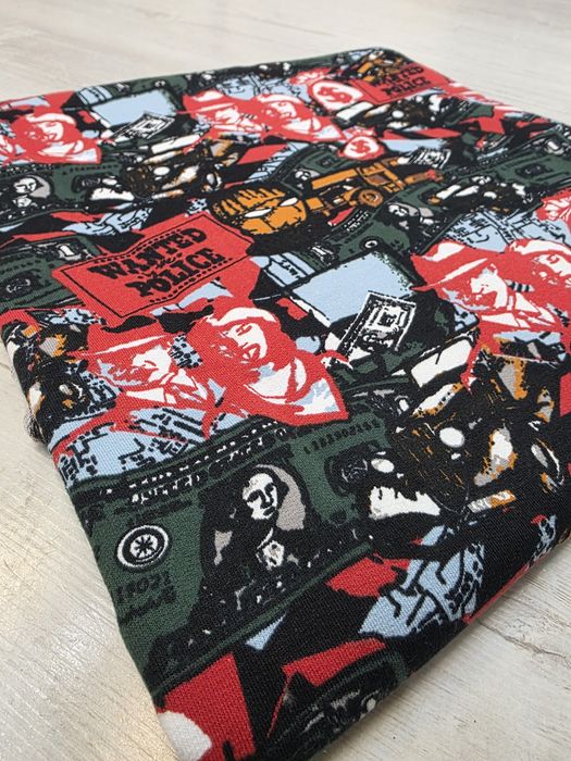 Dresówka, materiał do szycia. Graffiti 2