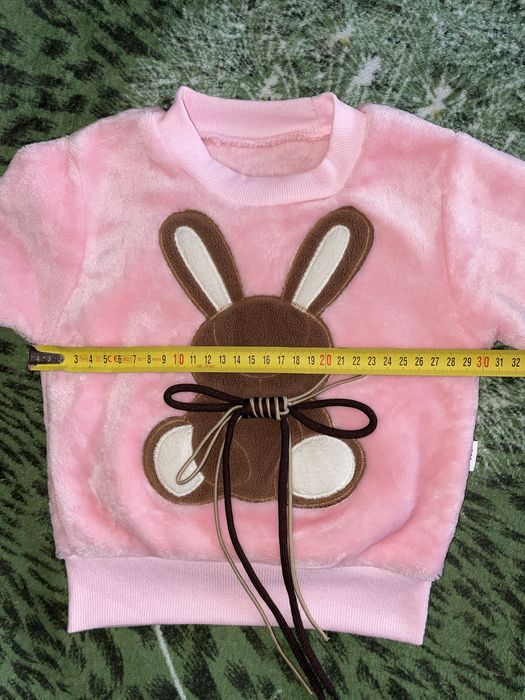 Теплий спортивний костюмчик на дівчинку (велюровий)