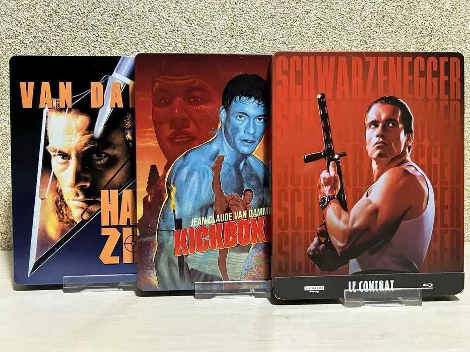 Steelbook Blu-ray Кикбоксер/Трудная мишень/Рэмбо/Паркер/Чикаго/ Рэмбо