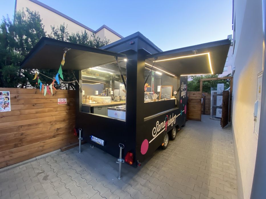 Przyczepa gastronomiczna do sprzedaży lodów gałkowanych