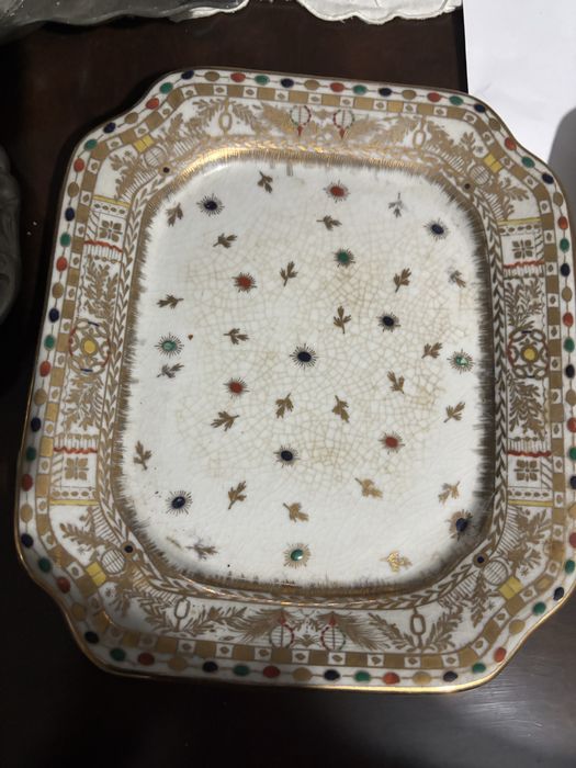 Peça decorativa de taça e base em cantão
