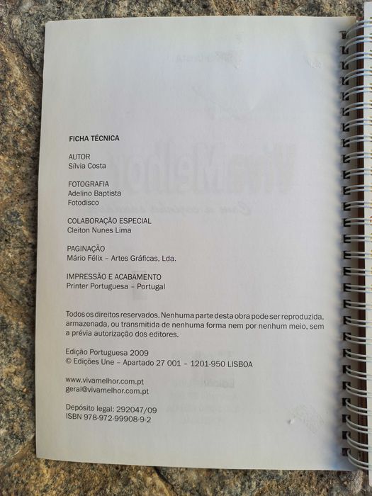 Livro de receitas "Viva Melhor com a cozinha saudável"