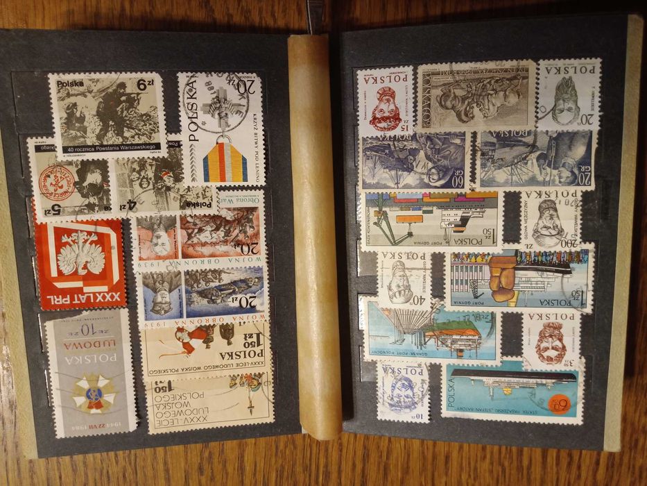 znaczki Polska z klaserem