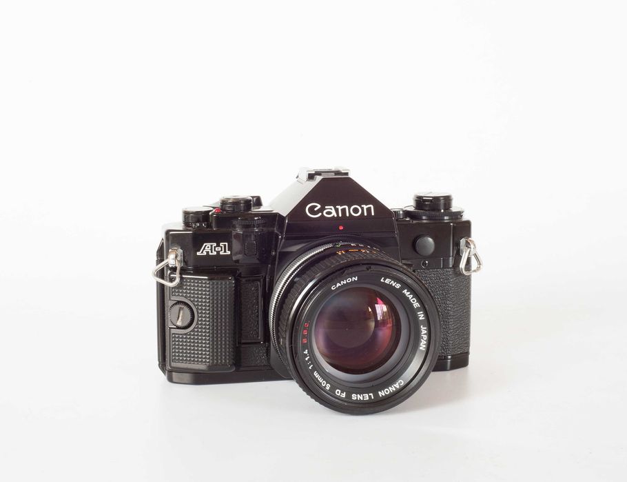 Canon A-1 + Canon 50 mm 1.4 FD