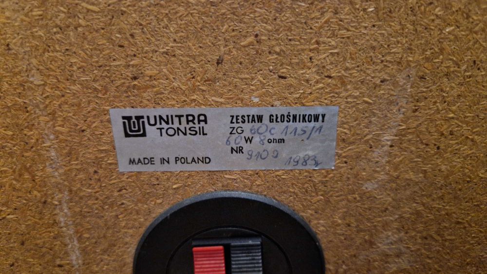 Kolumny głośnikowe Unitra Tonsil Zg60c 115