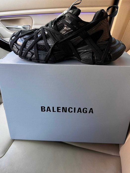 Кросівки Balenciaga 3xl Extreme Lace Sneaker in Black Баленсиага 36-45