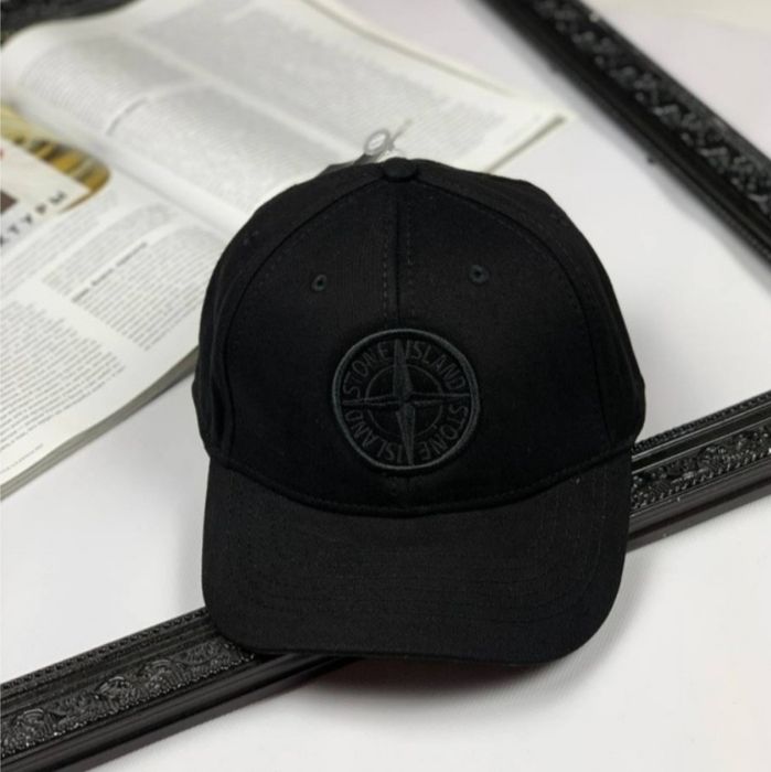 Кепка Stone Island black on black