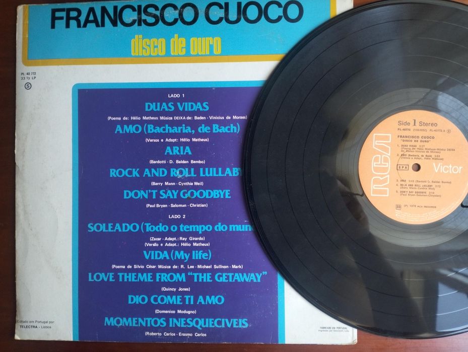 Disco de vinil LP Francisco Cuoco