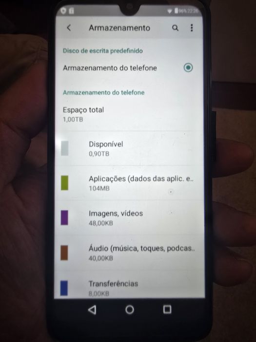 Telemóvel novo na caixa