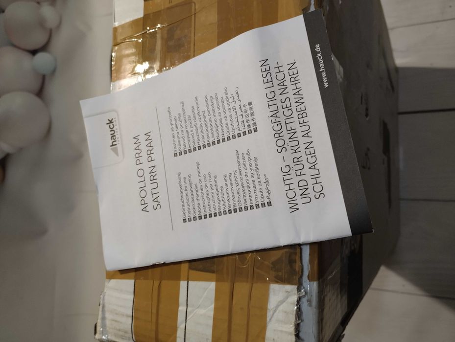 Gondola HAUCK do wózka Saturn i Mars Blau/Grey 9kg