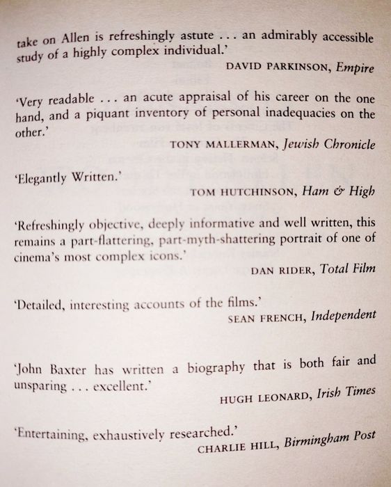 WODDY Allen - Biography by John Baxter