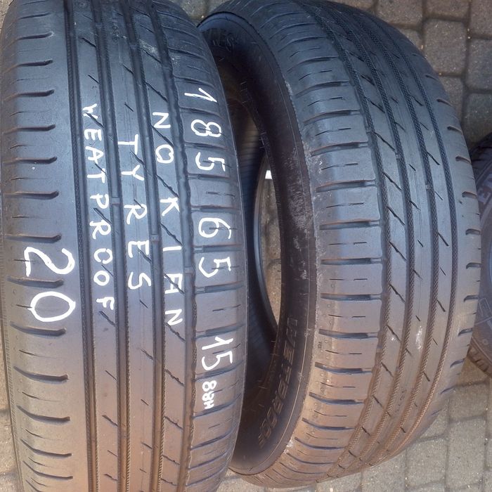 opony 2 szt.185/65/15 Nokian 2020 rok