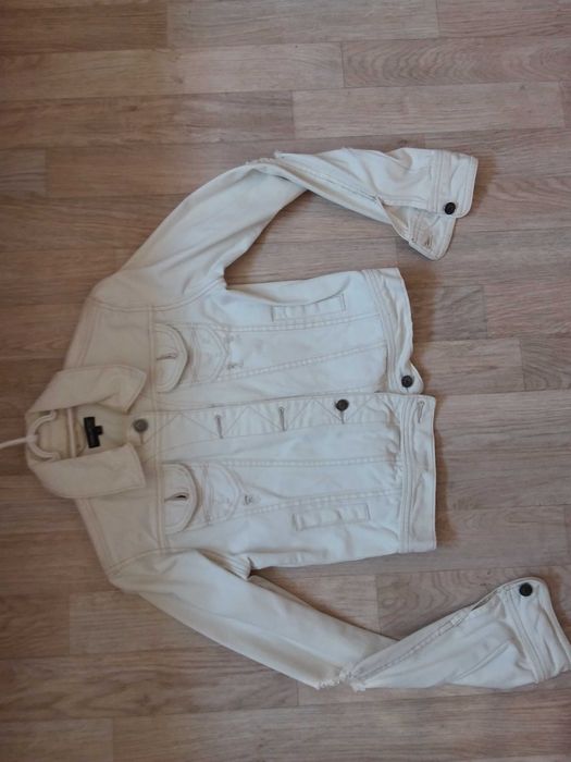 Biała kurtka dżinsowa Terranova xs/s