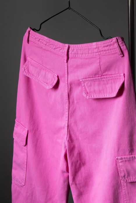 Штани жіночі рожеві zara, розмір 44 (s), 100% бавовна, карго, нові з б