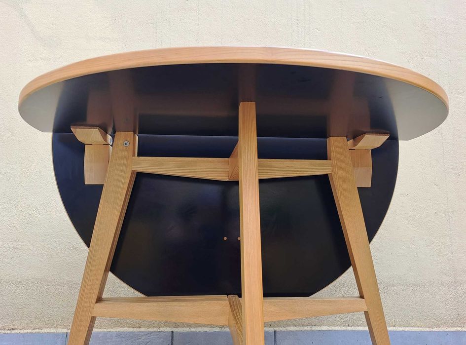 MESA HABITAT vintage tampo laminado rebatível