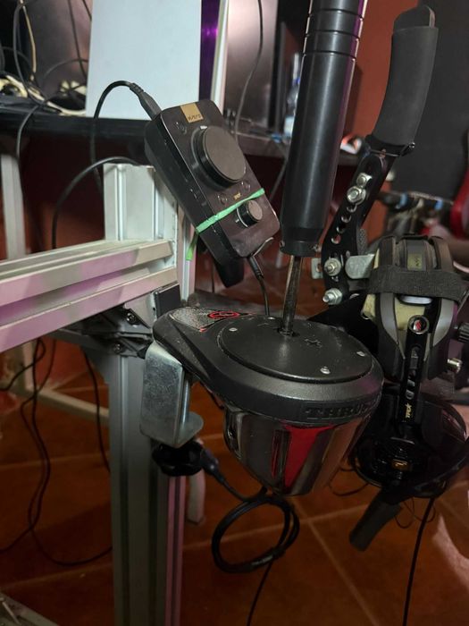 Volante Thrustmaster T598 PS5 caixa veloci th8a pedais tlcm volant ext