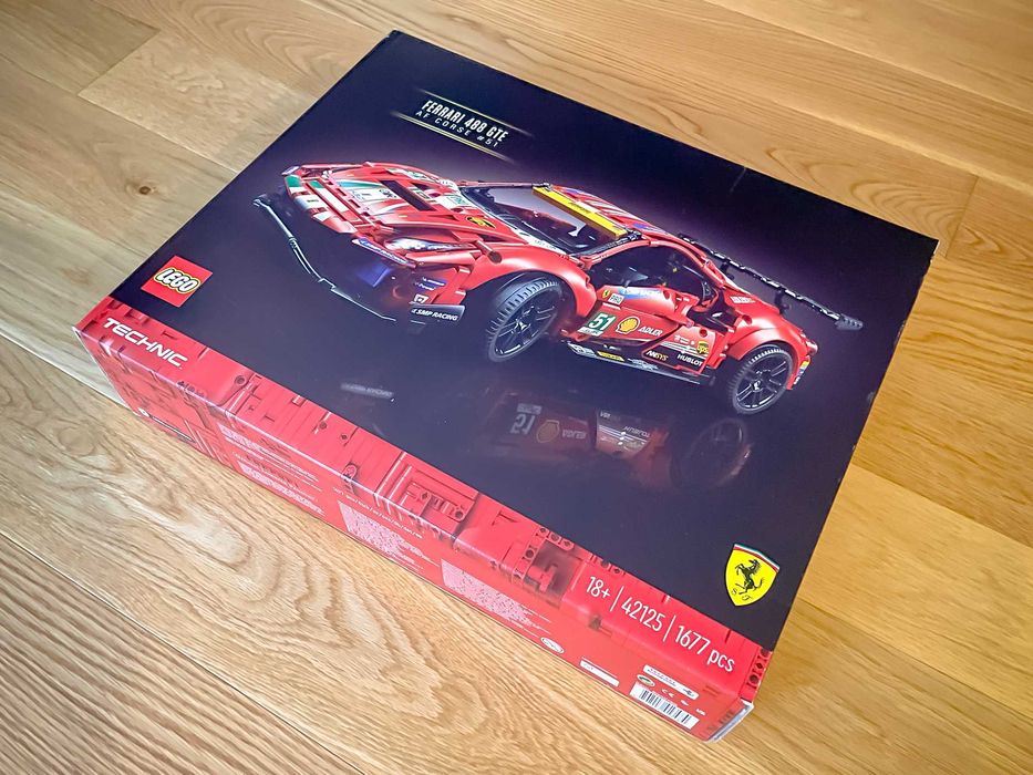 Lego 42125: Technic Ferrari 488 GTE 'AF Corse #51' (novo e selado)