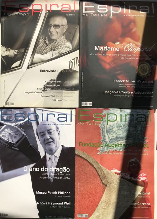 15 revistas espiral do tempo