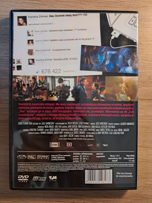 Sala samobójców | Gierszał | Kulesza | DVD