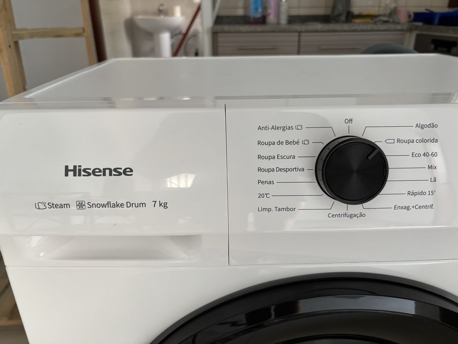 Máquina de Lavar Hisense 7kg – Como Nova!