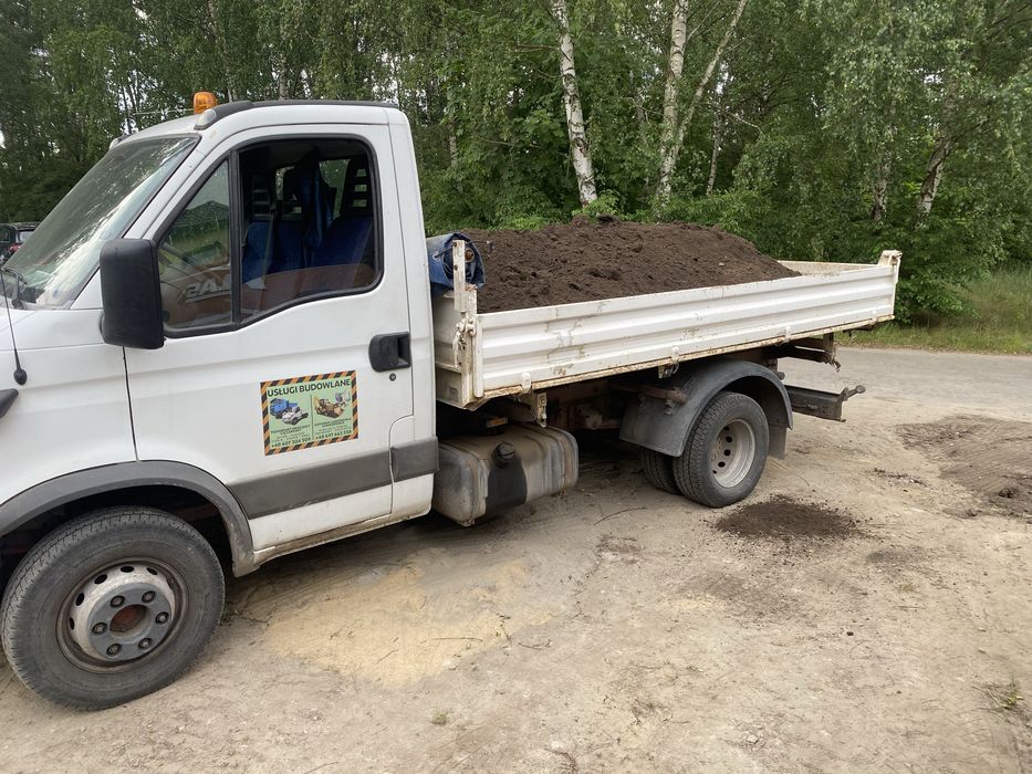 Piasek piach siany płukany ziemia ogrodowa beton