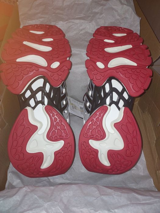 Жіночі кросівки Adidas Vento XLG Deluxe Black Grey Red чорні червоні легкі повсякденні стильні адіас