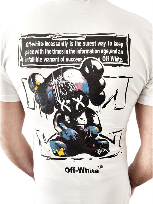 Off White komplet bawełniany r.S,M,L,XL,XXL