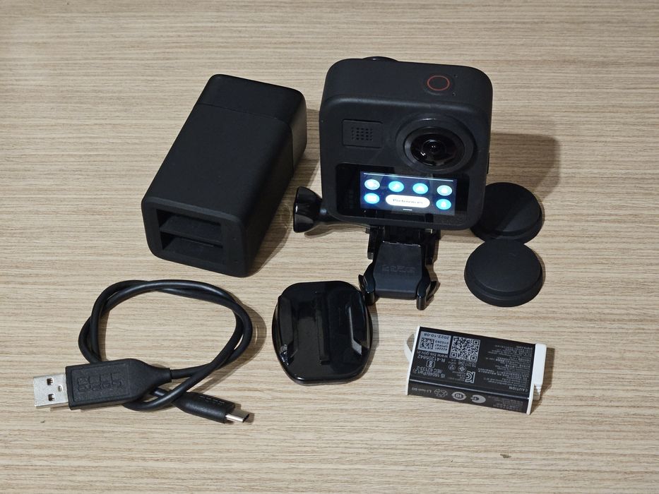 Gopro max 360 + materias e sdcard