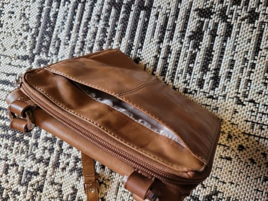 Шкіряна сумка, крос боді Tignanello