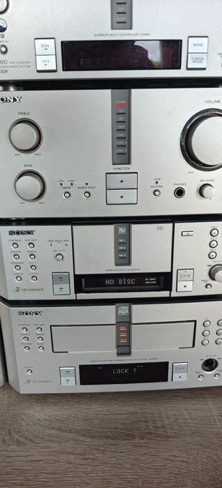 Sony EX880MD, wieża, retro, HiFi, auto, składanka, kolumny