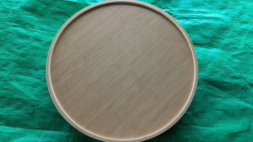 Dudoplatz Bambusowa taca do serwowania, okrągła 30cm