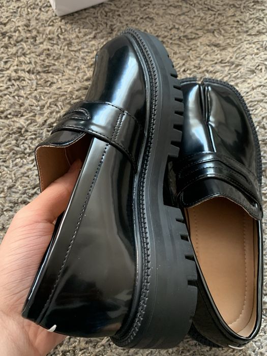 Нові чорні лофери Maison Margiela Tabi 39