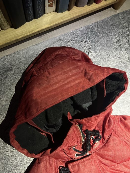 Vintage Куртка Пуховик Stone Island Down Jacket Red 2001