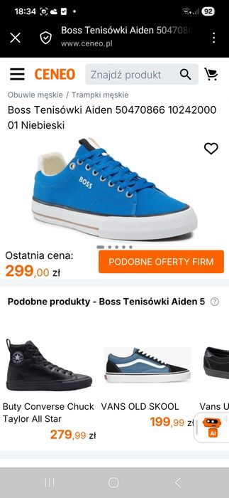 Buty trampki męskie Boss 44