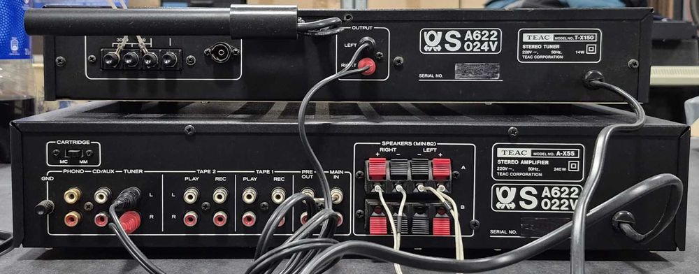 Wieża: wzmacniacz TEAC A-X55 i tuner TEAC T-X150 sprawne.