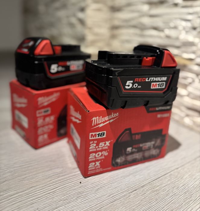 Nowa bateria Akumulator Milwaukee 5.0ah M18 RedLithium