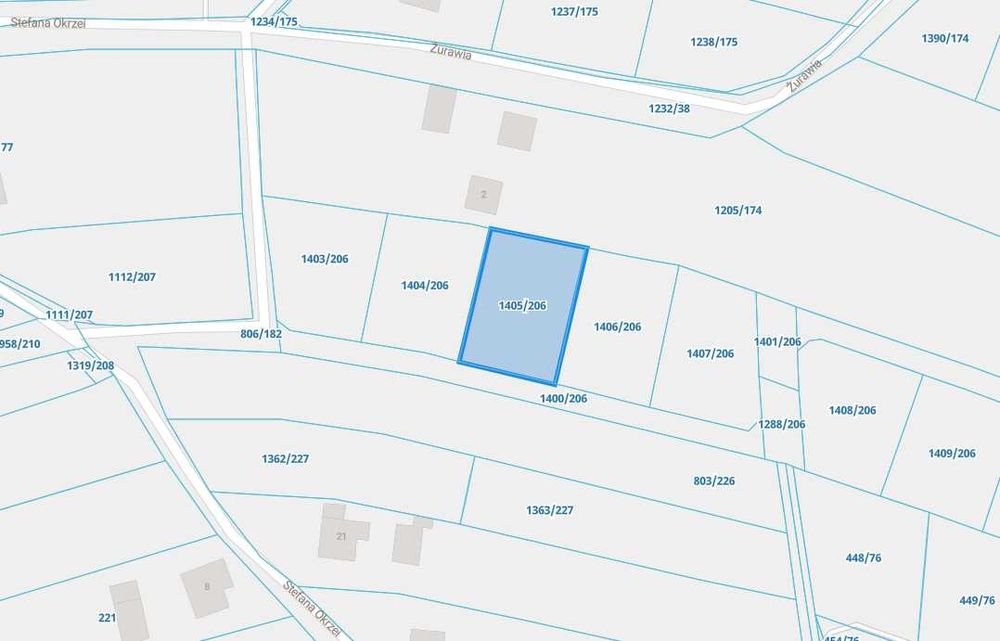 Działki budowlane 921-924 m², 160 zł/m² – Jastrzębie-Zdrój, ul. Okrzei / Jaskółcza - Widok 2
