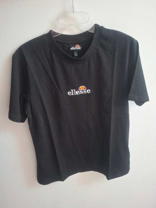 Koszulka t-shirt damski czarny Ellesse L