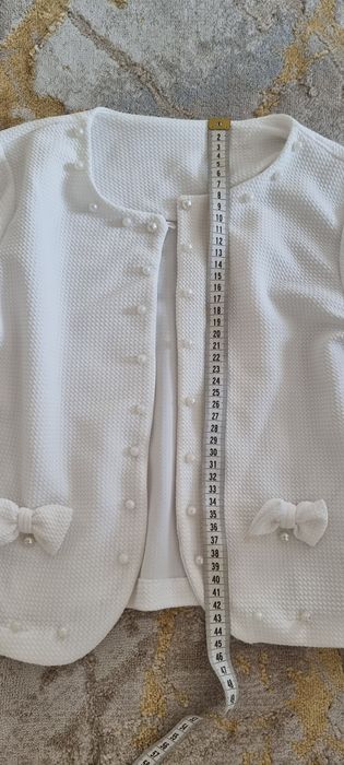 Sweterek bolerko eleganckie 134 6 lat 140