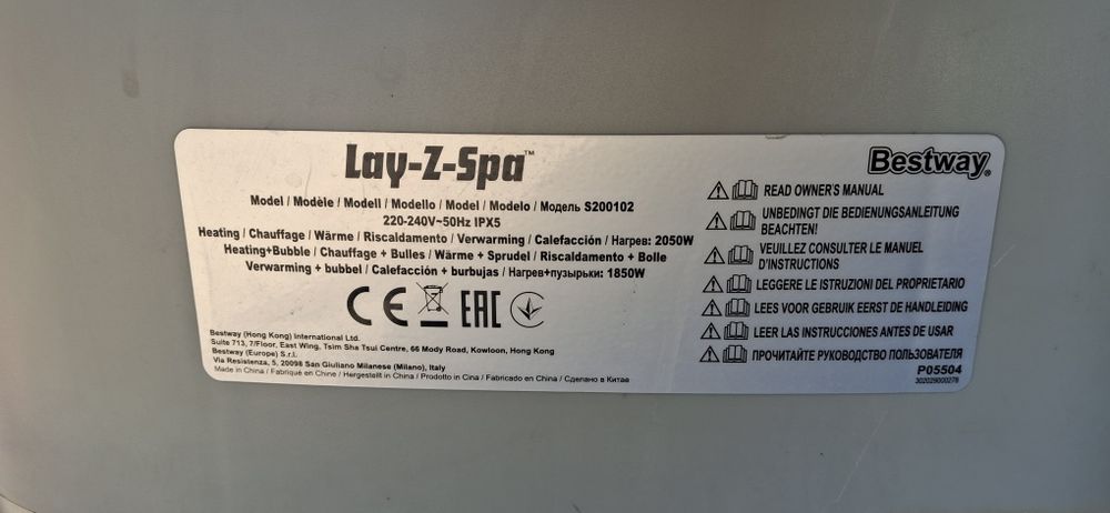 Pompa do jacuzzi Bestway Lay Z Spa