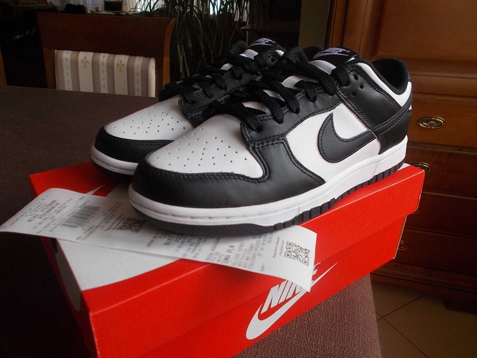 ( r. Eur 38 -24 cm.) Nike Dunk Low White Black Dunk Panda