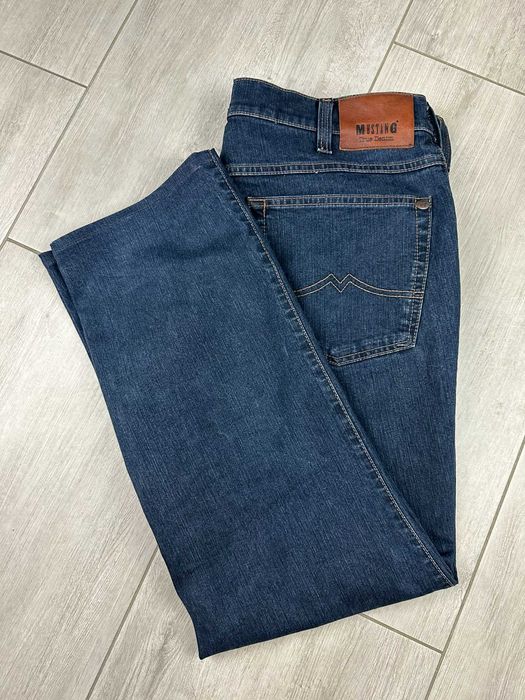 Jeansy Mustang Tramper W40 L32 Granatowe Regular Straight Stretch