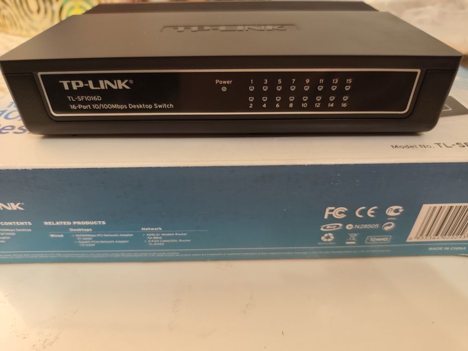 Przełącznik Switch TP-LINK TL-SF1016D