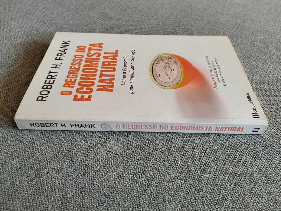 Livro "O regresso do economista natural" de Robert H. Frank