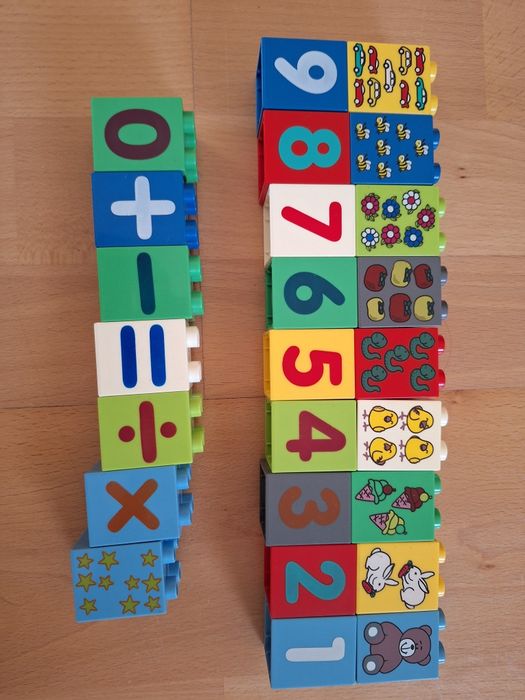 Klocki dla dzieci do nauki liczenia (jak lego duplo)